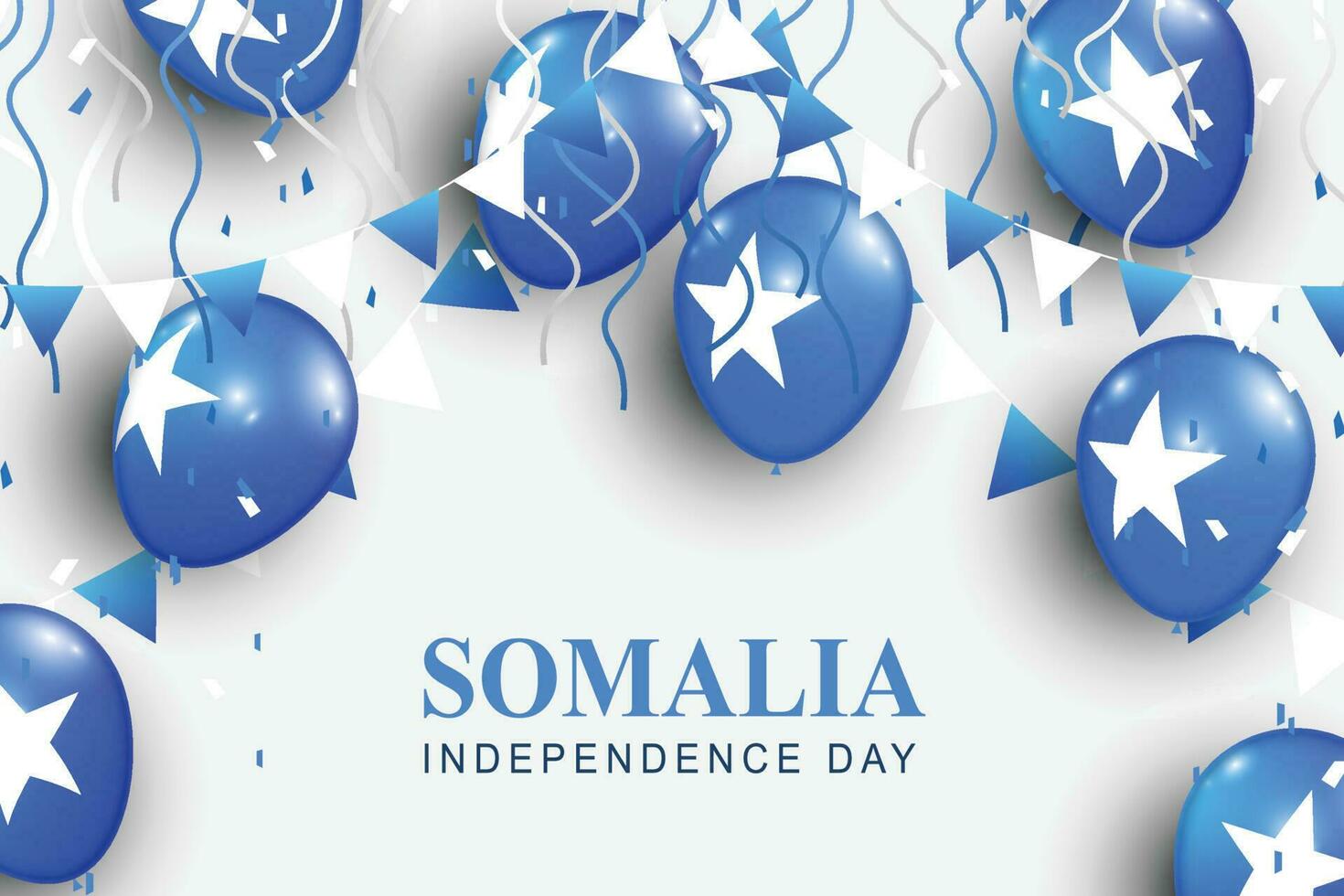 Somalia Independence Day background. vector