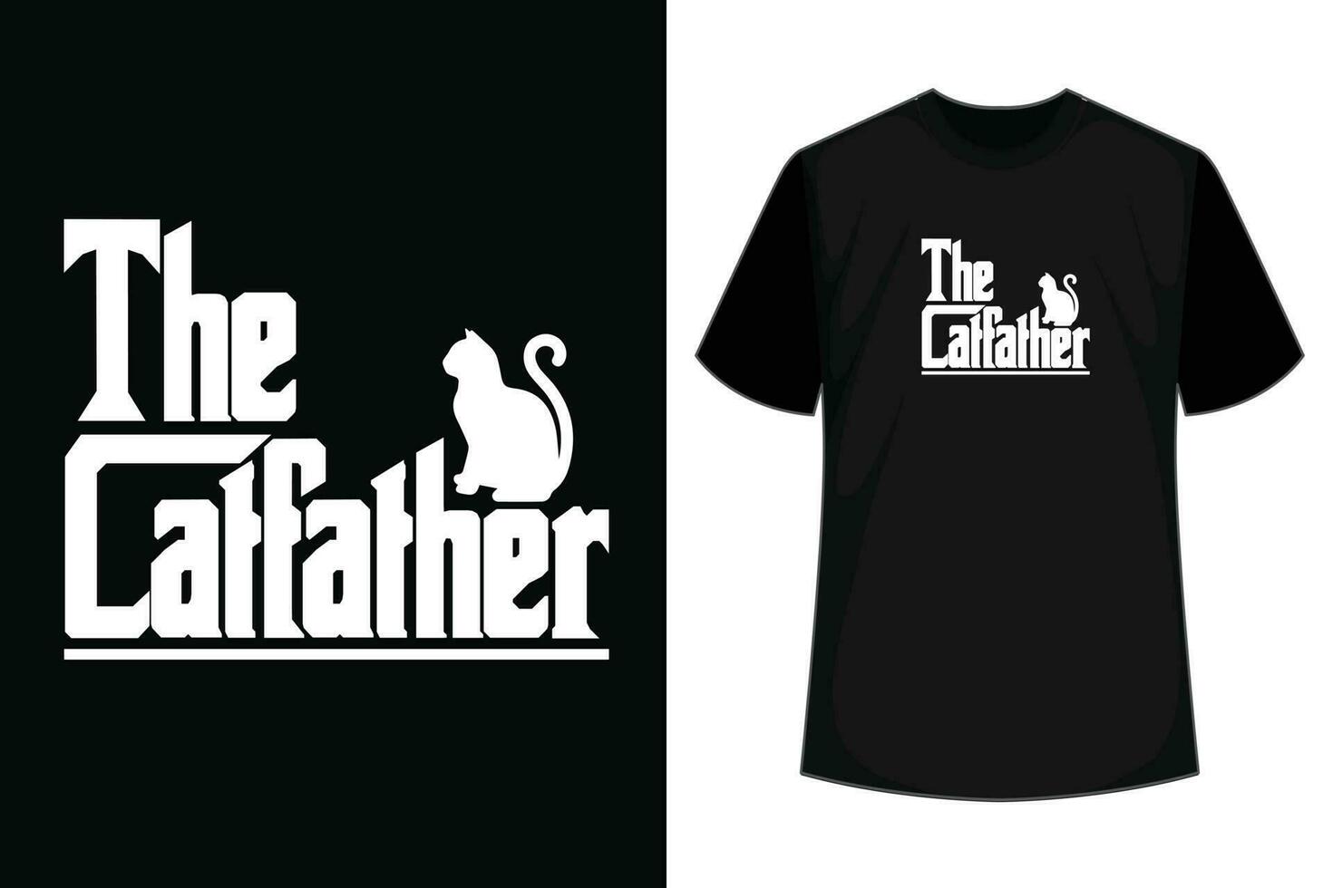 Funny The Catfather T-Shirt Funny The Catfather T-Shirt