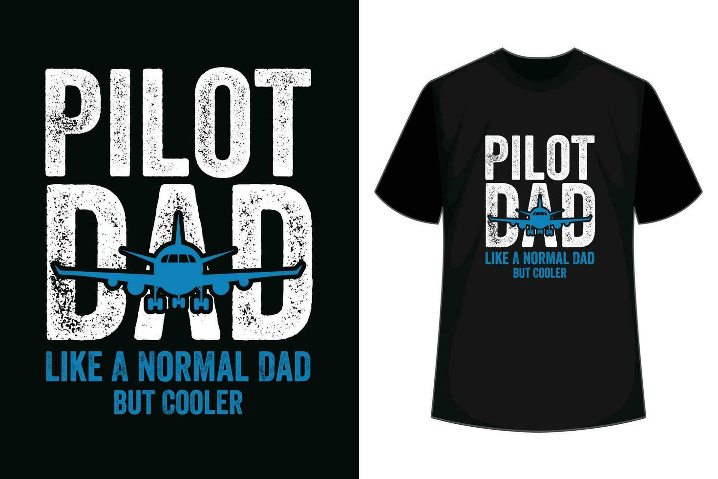 piloto papá me gusta un regular papá pero enfriador gracioso papá amante retro Clásico del padre día piloto camiseta diseño vector