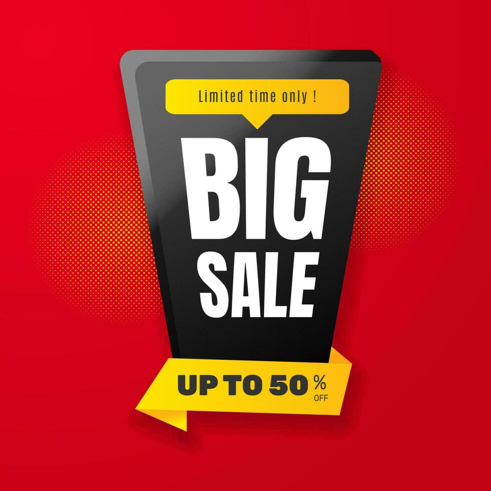 Big sale banner design. - Vector, vector