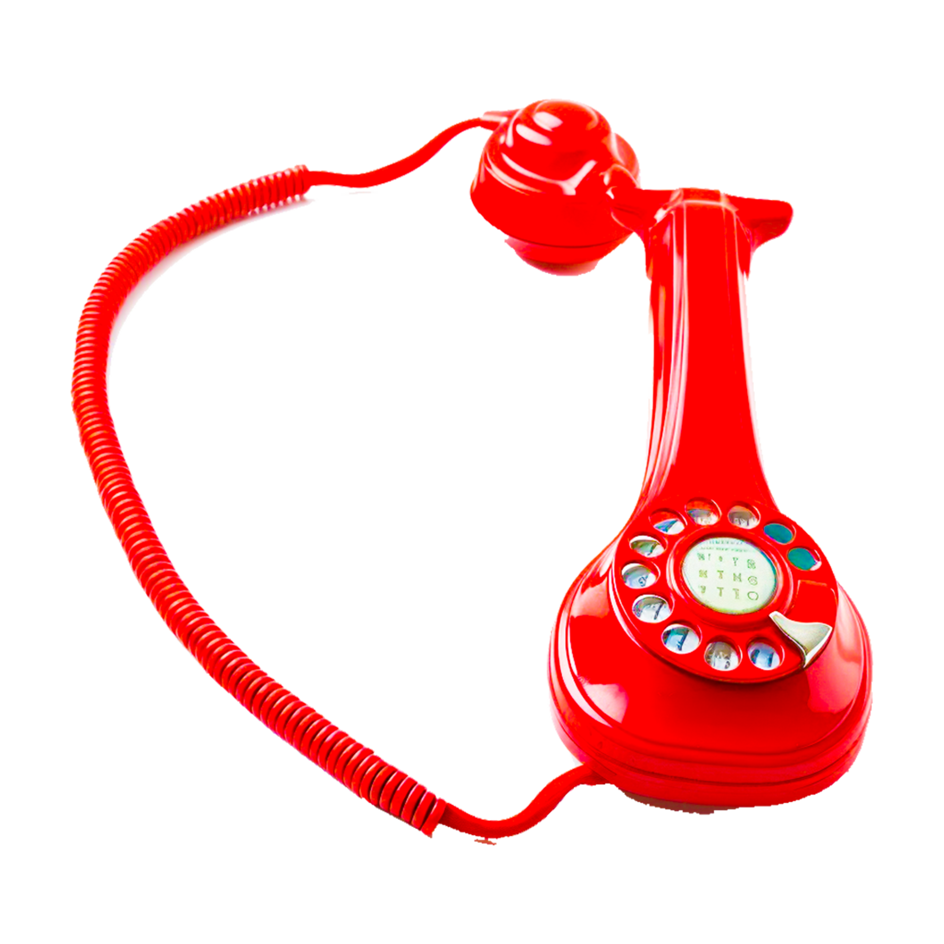 Red rotary dial 24500074 PNG