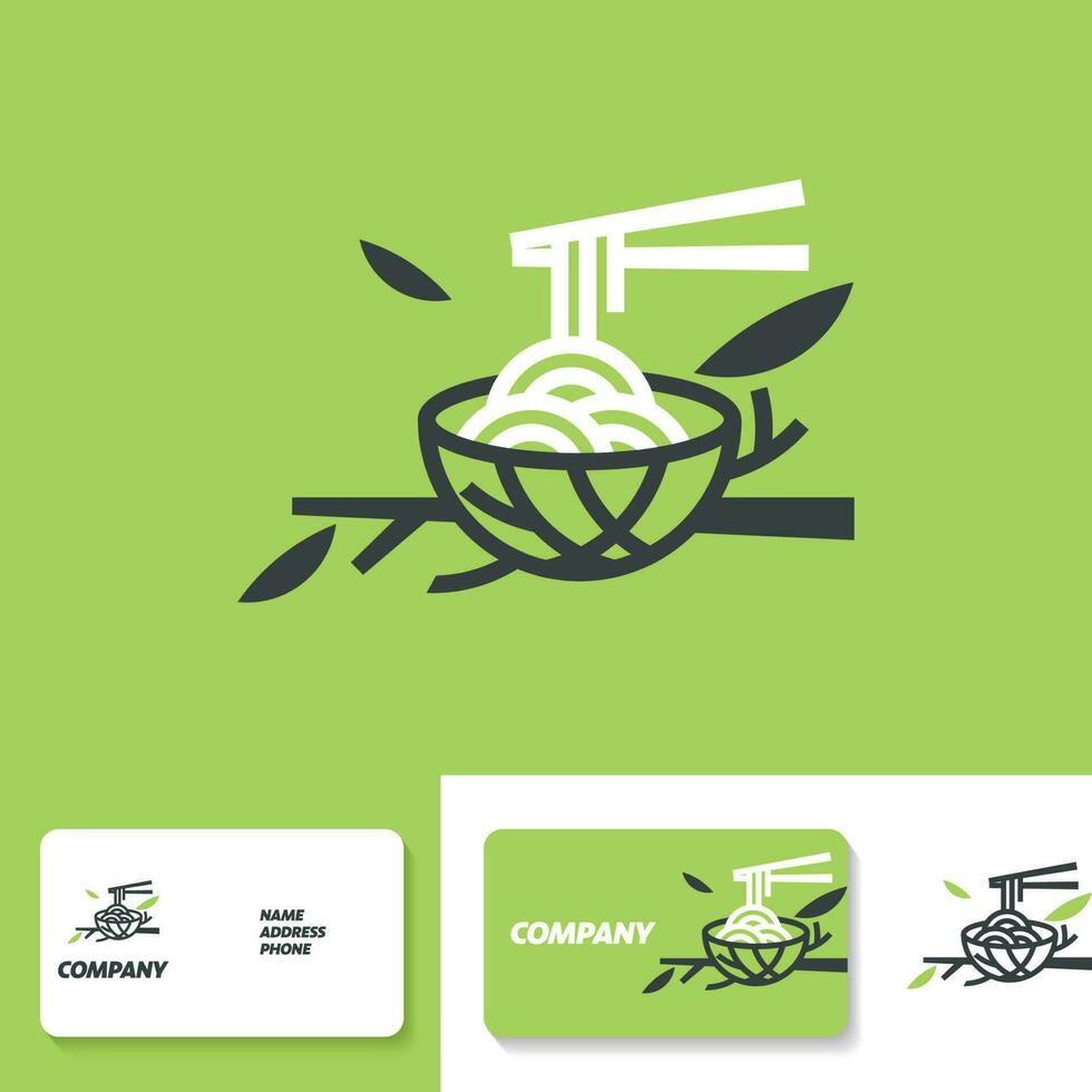 ramen nido logo vector