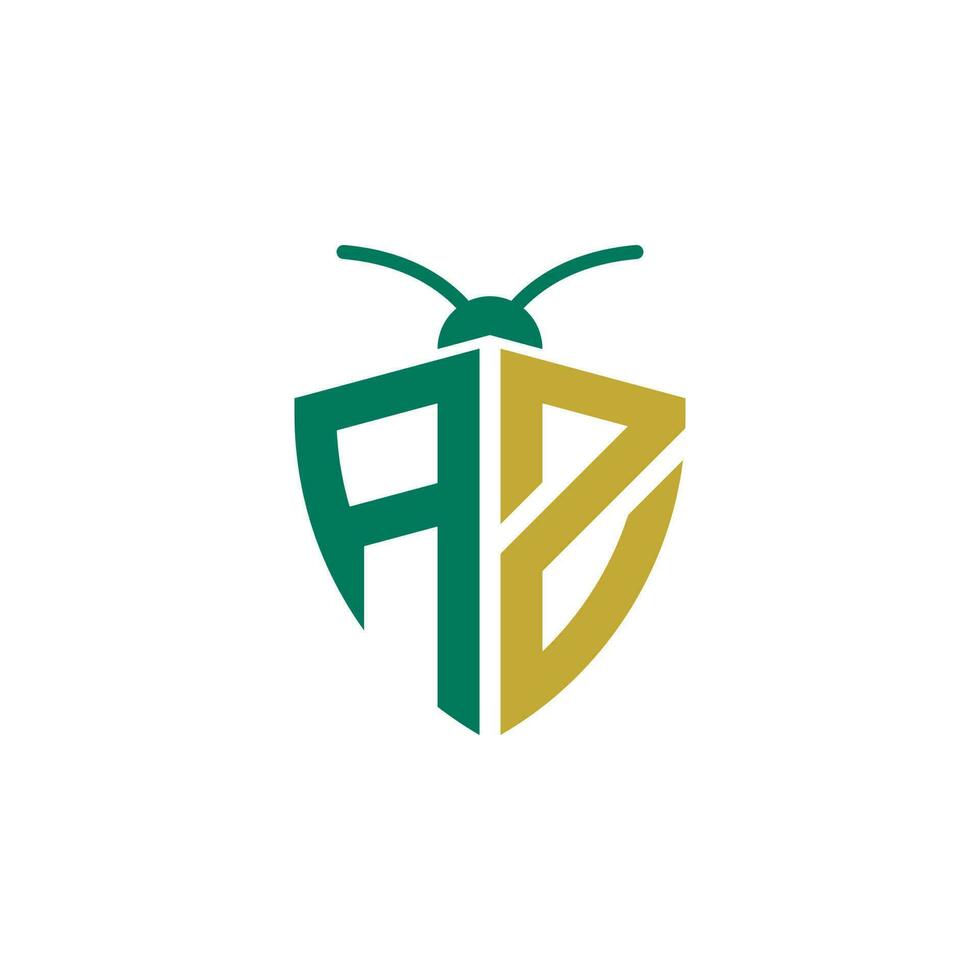 Letters AZ Pest Control Logo vector