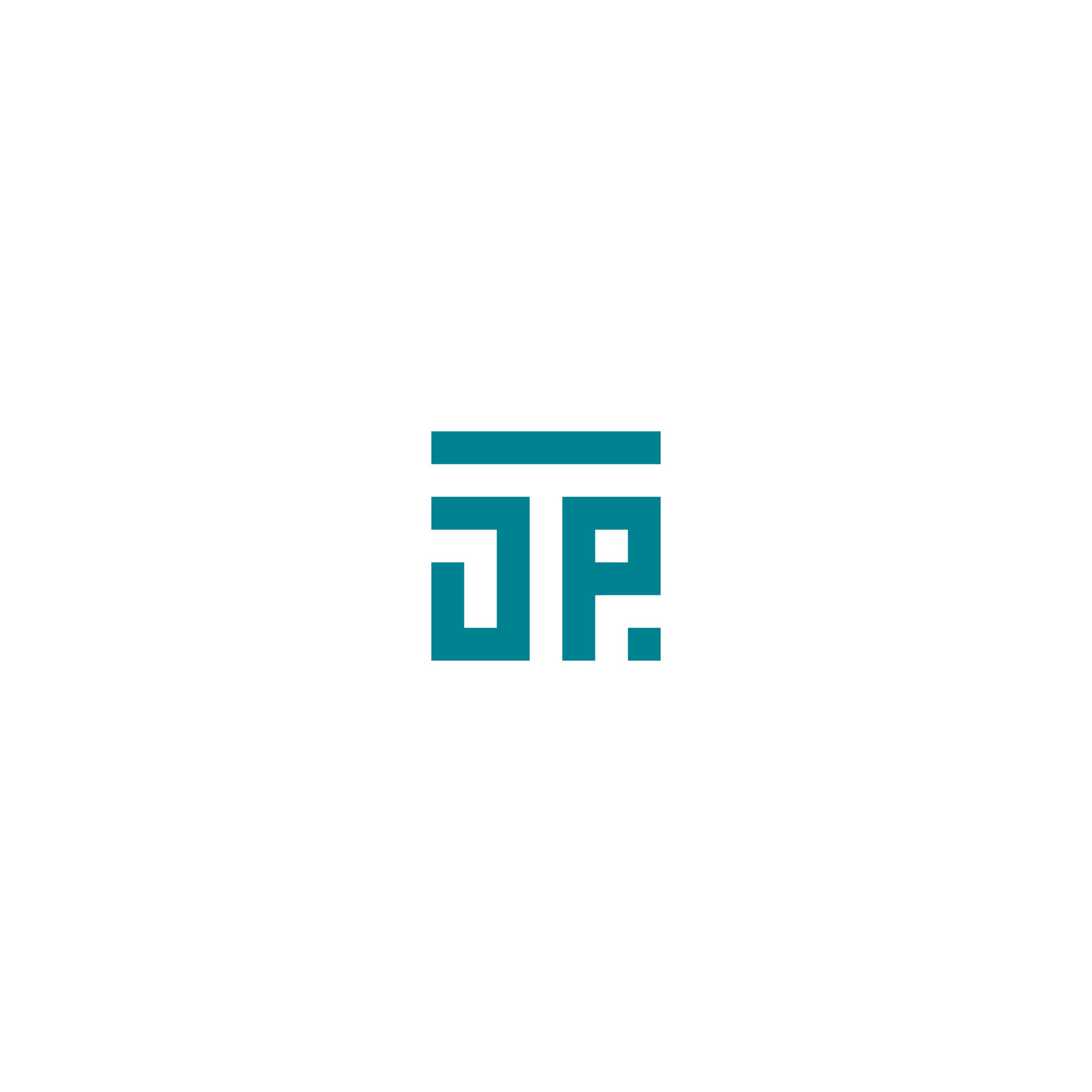 Letters TJP JPT Square Logo Minimal Simple Modern 24500463 Vector Art ...