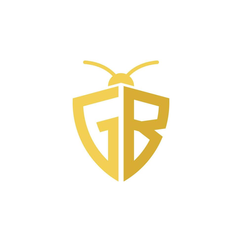 Letters GB Pest Control Logo vector