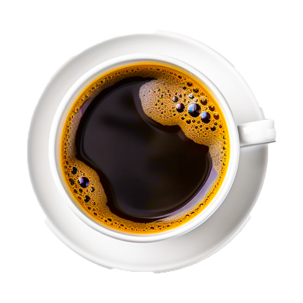 Spritzen von Kaffee png ai generativ