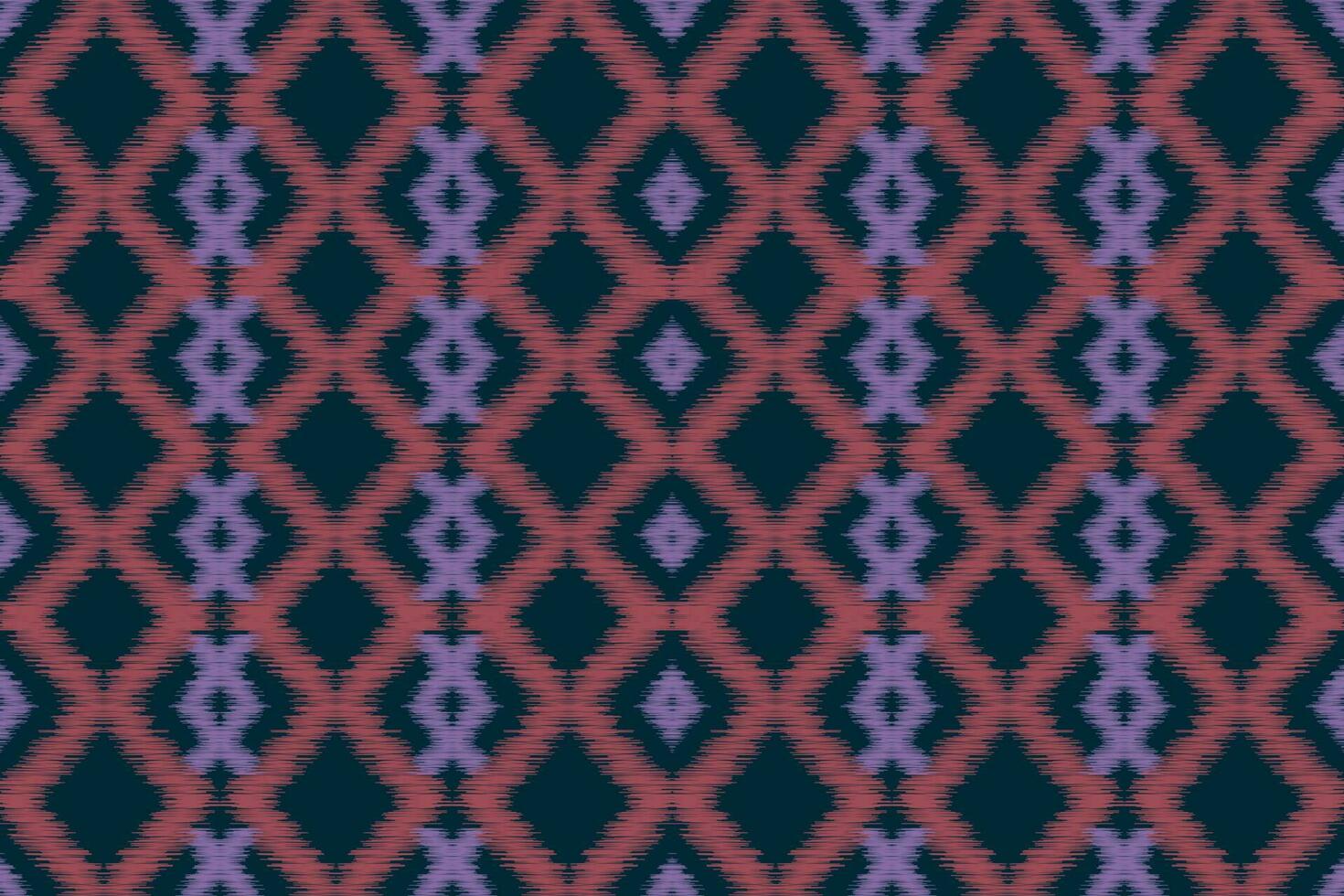 Ethnic Ikat fabric pattern geometric style.African Ikat embroidery Ethnic oriental pattern navy blue background. Abstract,vector,illustration.For texture,clothing,scraf,decoration,carpet,silk. vector