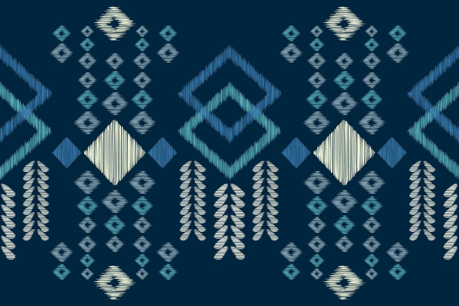 étnico ikat tela modelo geométrico estilo.africano ikat bordado étnico oriental modelo Armada azul antecedentes. resumen,vector,ilustración.para textura,ropa,scraf,decoración,alfombra,seda. vector