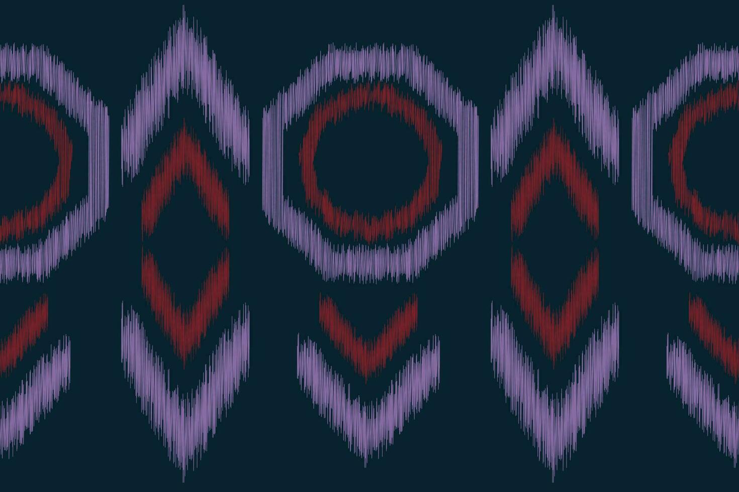 Ethnic Ikat fabric pattern geometric style.African Ikat embroidery Ethnic oriental pattern navy blue background. Abstract,vector,illustration.For texture,clothing,scraf,decoration,carpet,silk. vector
