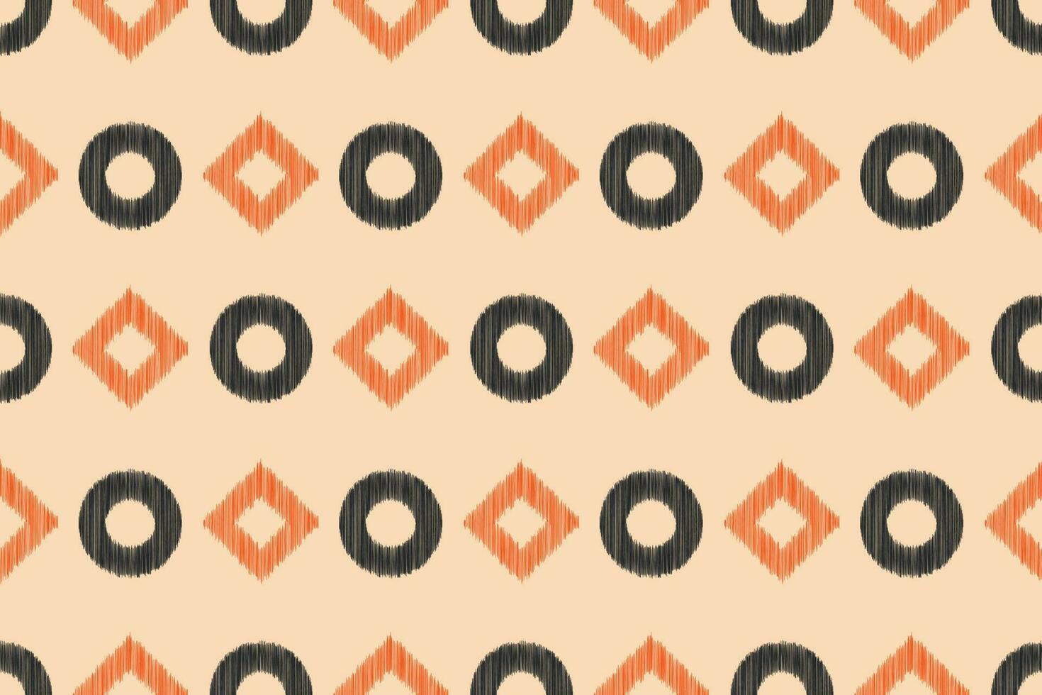 étnico ikat tela modelo geométrico estilo.africano ikat bordado étnico oriental modelo marrón crema antecedentes. resumen,vector,ilustración.para textura,ropa,scraf,decoración,alfombra,seda. vector