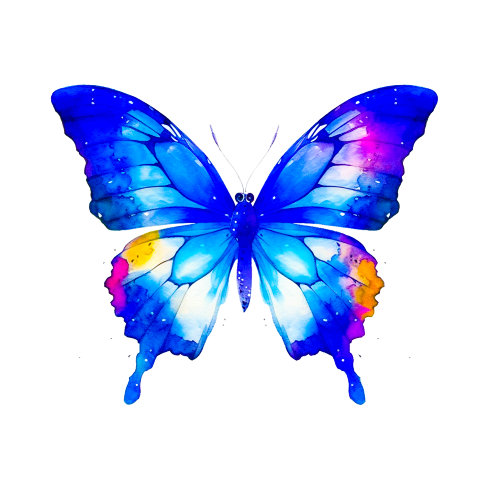 Blue Purple Butterfly 24501022 PNG