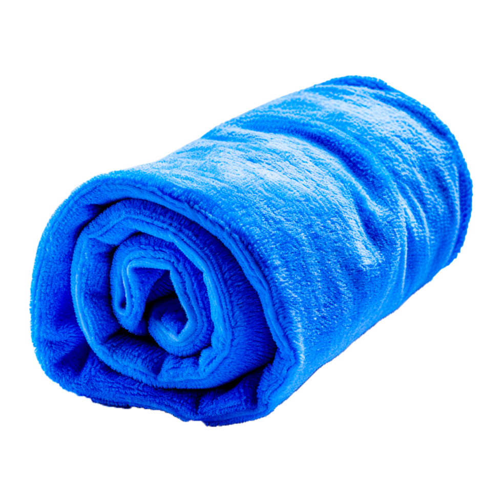 toalla microfibra perro aseo frazada, acicalar, azul, animales, personas png ai generativo