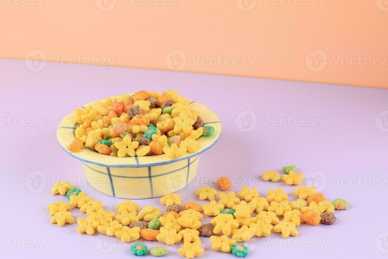 vistoso estrella y sabroso cereal foto