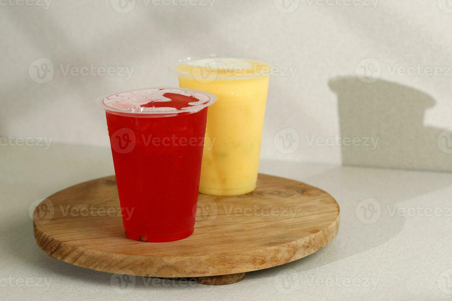 Red and Yellow Summer Drink photo