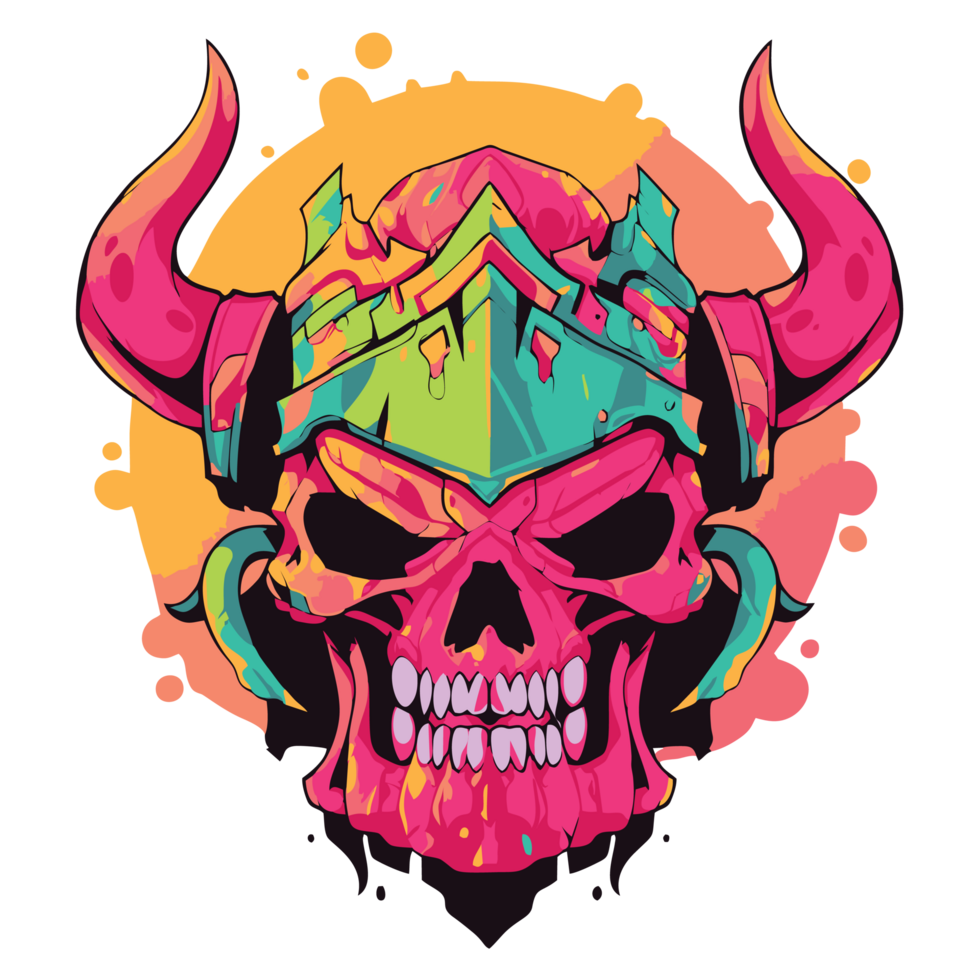 Mystical warrior cool tshirt design, png