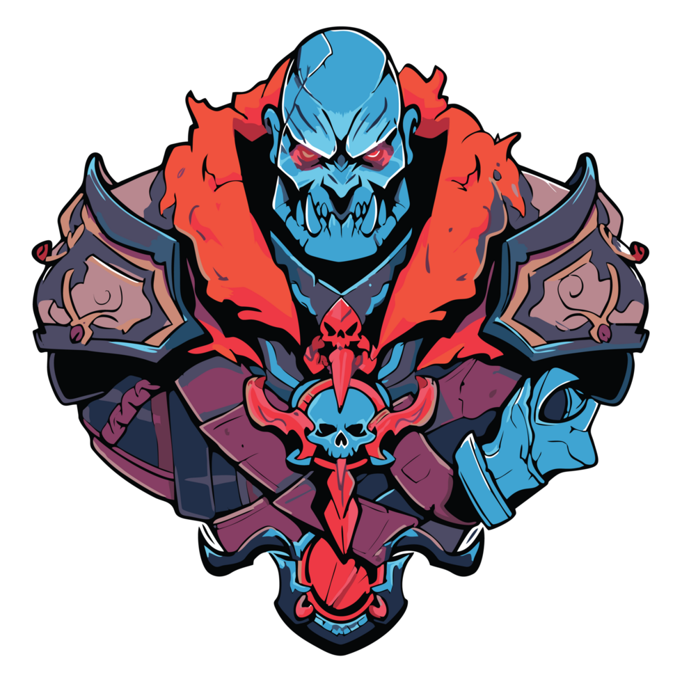 Modern and edgy warrior graphic for stylish tshirt, png