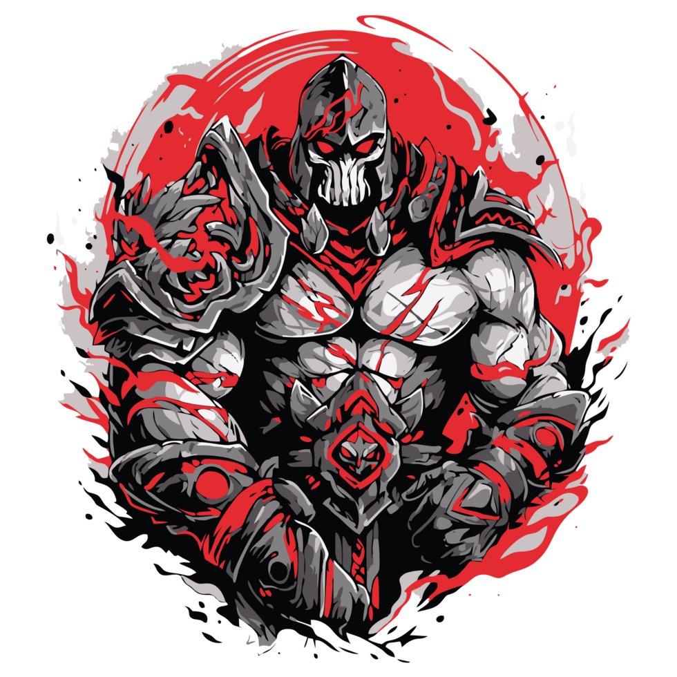 Design tshirt warrior new and fresh design, png