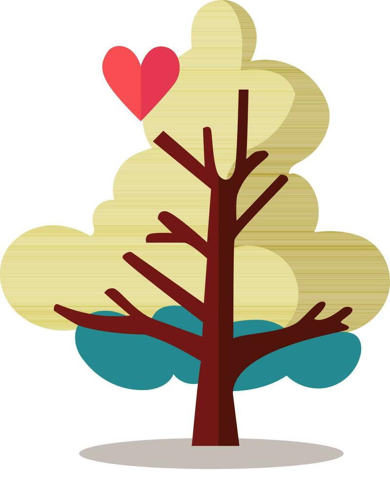 Tree Icon In Flat Style. vector