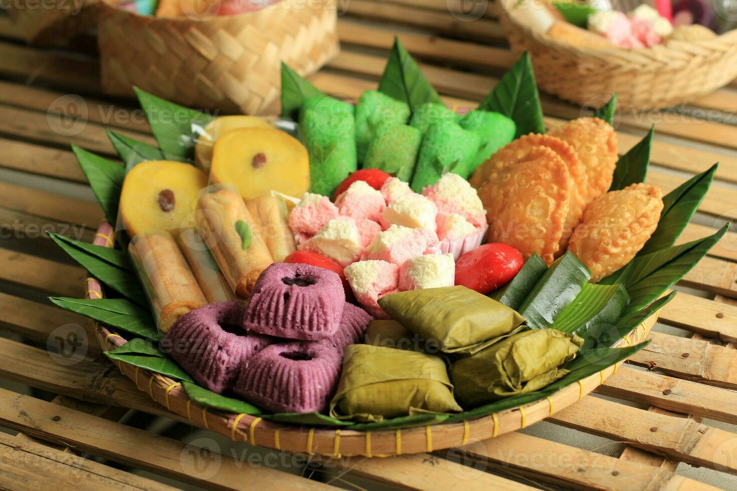 Kue Basah, Jajan Pasar Tampah. photo