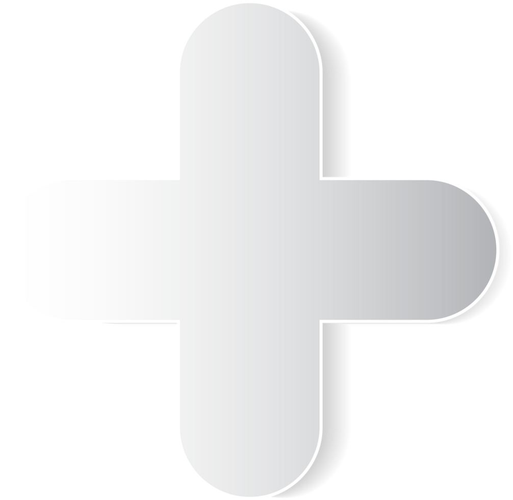 Medical symbol icon or plus icon for web png