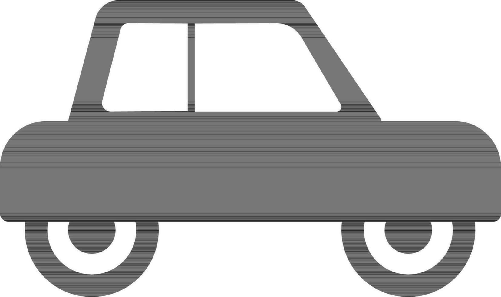 plano ilustración de un coche. vector