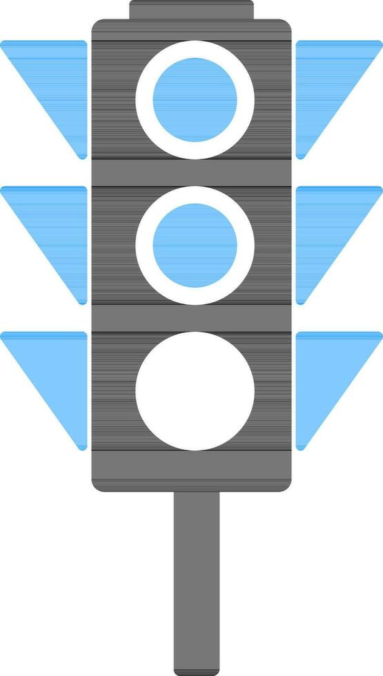 Vector flat sign or symbol of Traffic Lights.