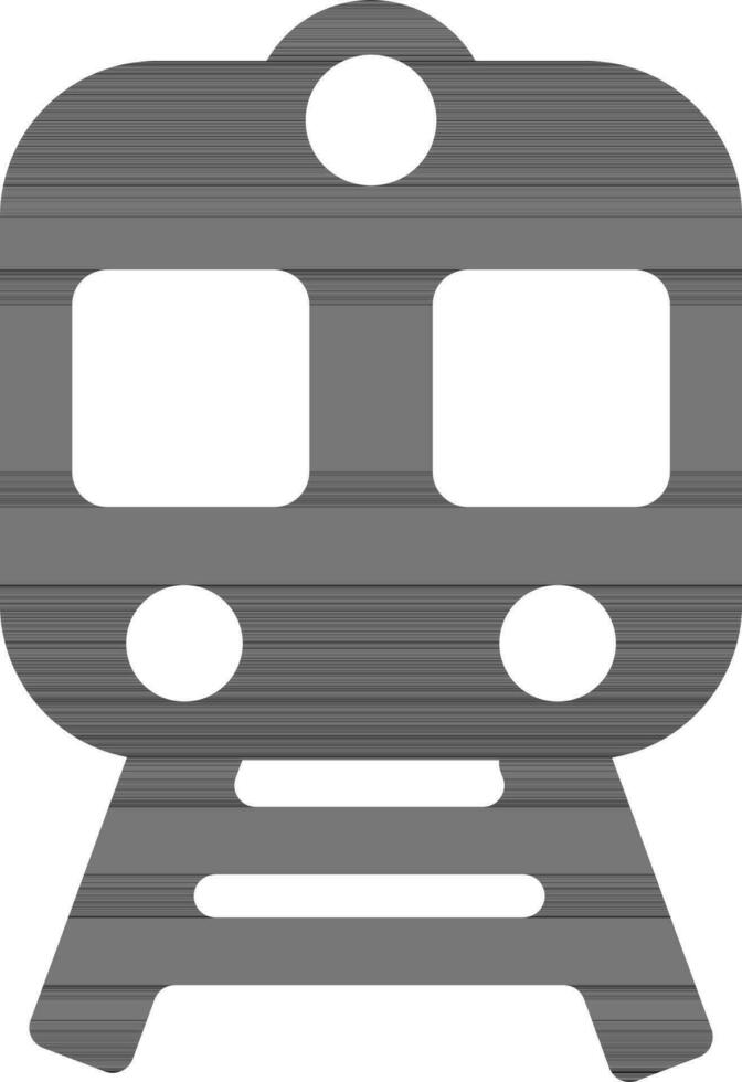 plano ilustración de un tren. vector