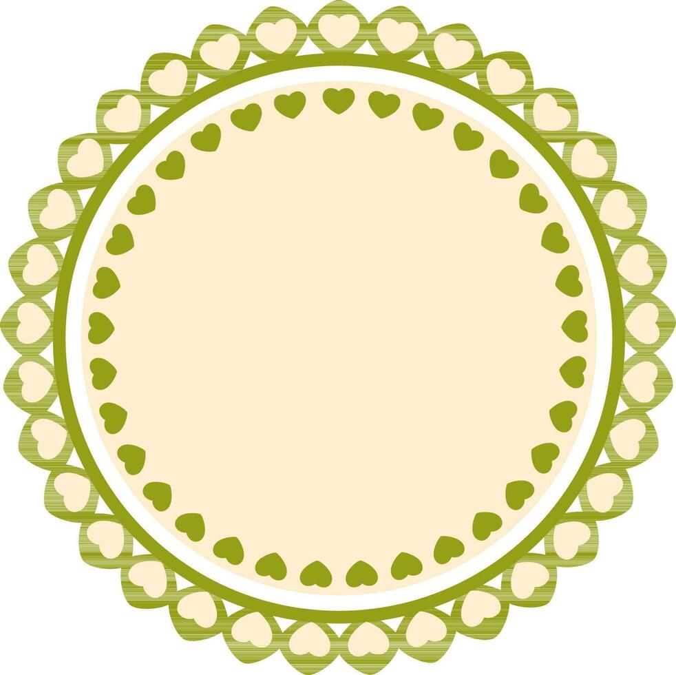 Ornamental frame design. vector