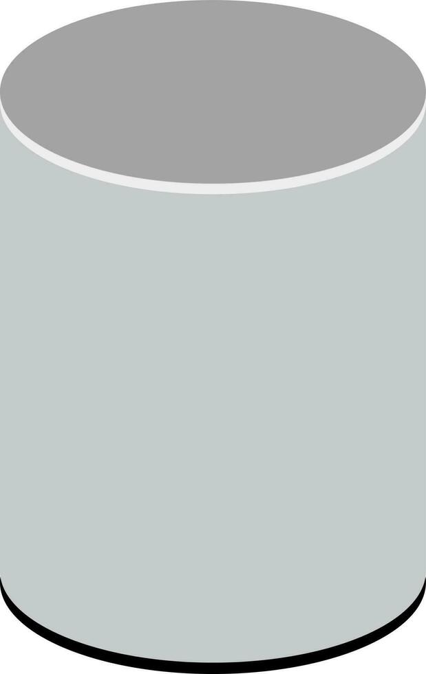 Illustration of a dustbin. vector