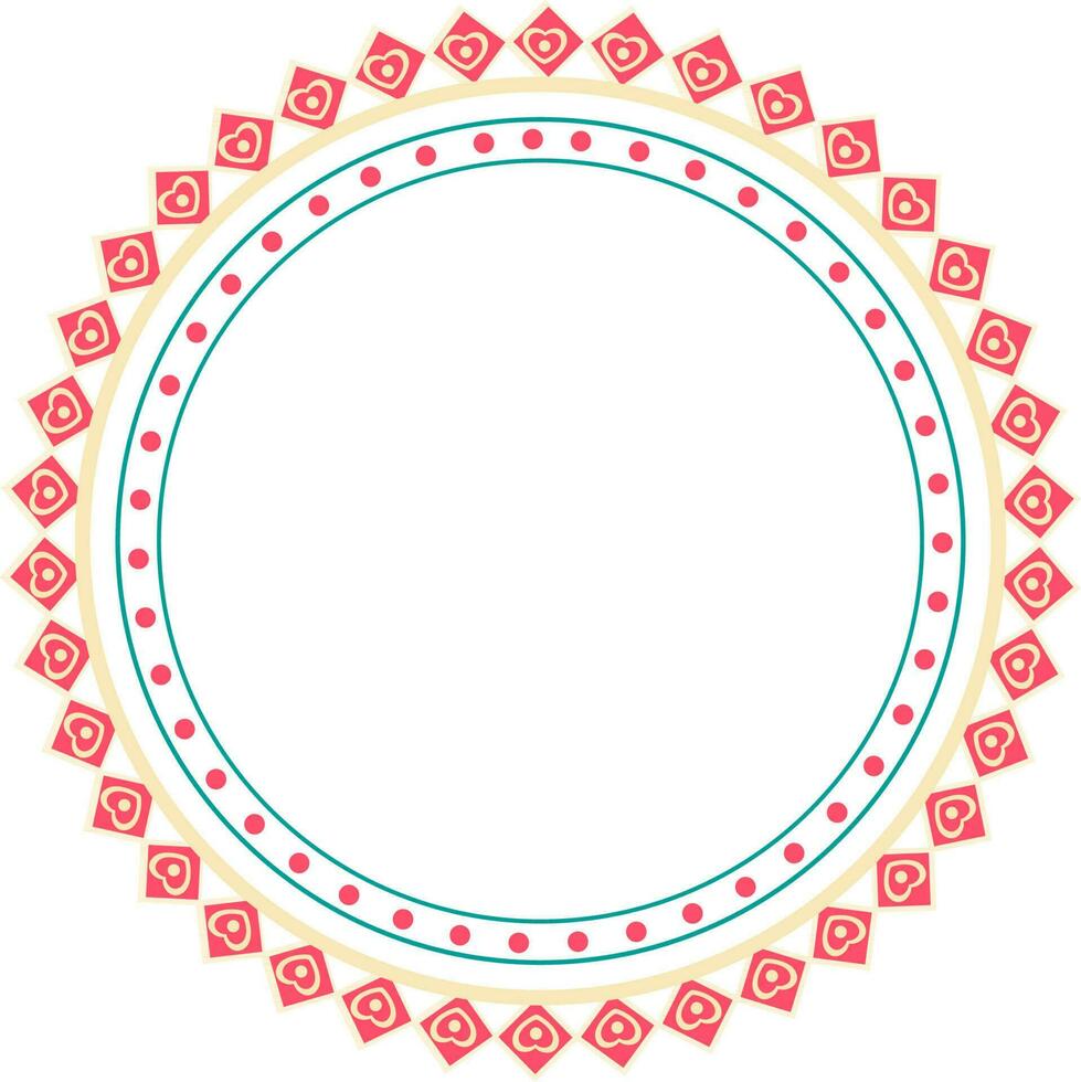 Ornamental frame design. vector