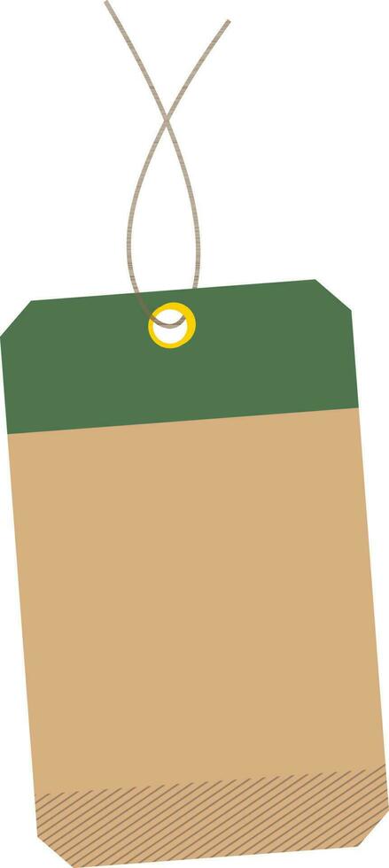 Hanging tag or label design. vector