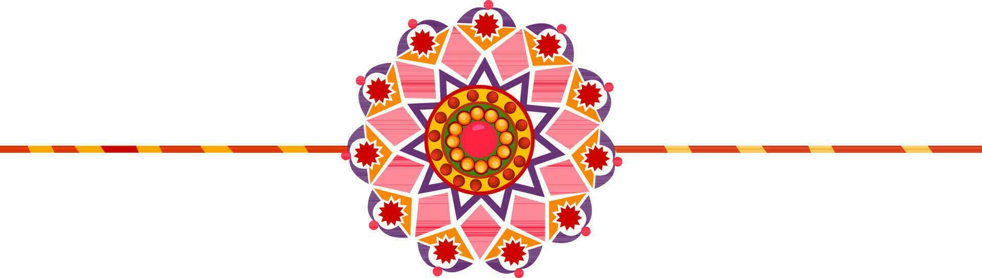 creativo vistoso rakhi para raksha bandhan. vector