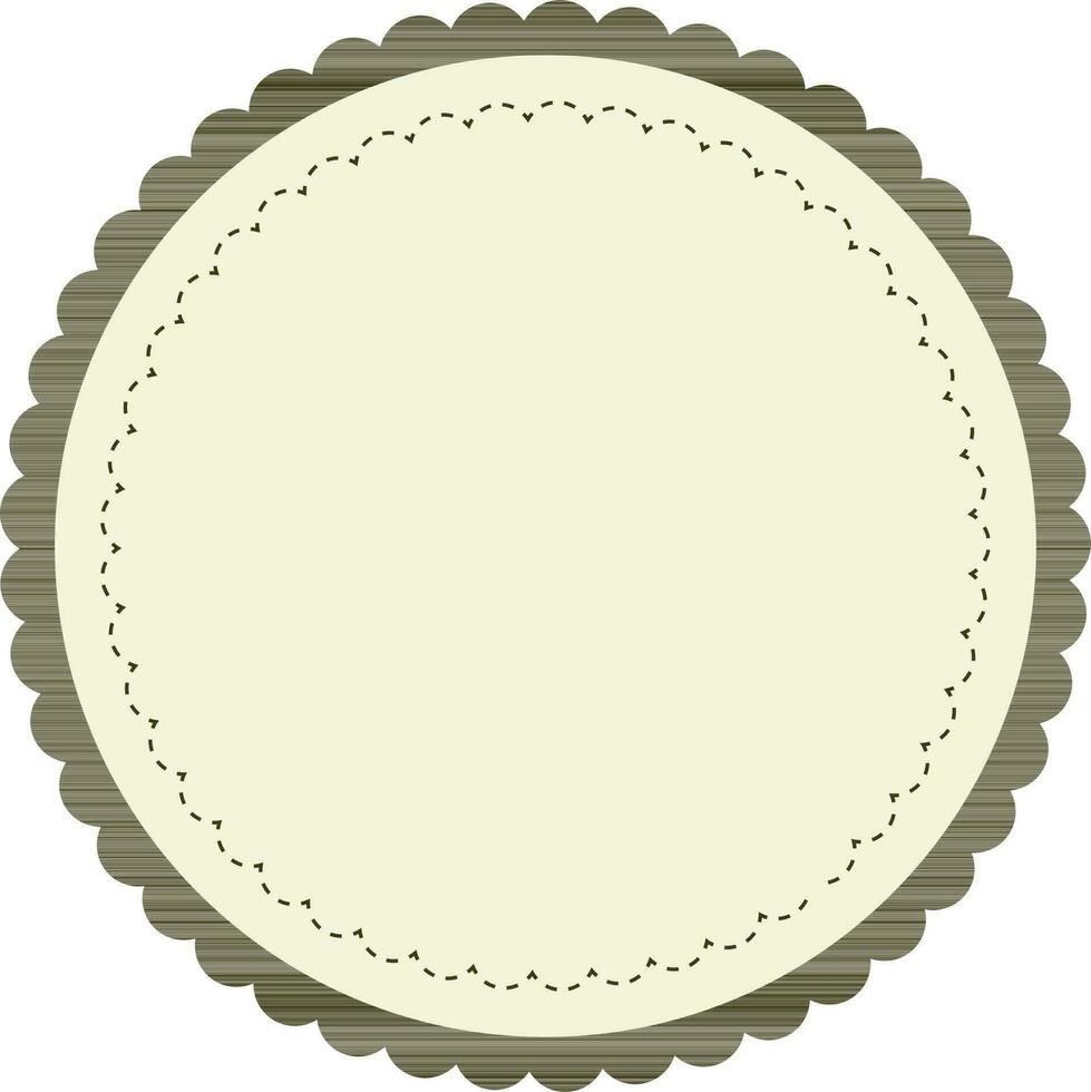 Simple round frames with fully editable stroke. vector