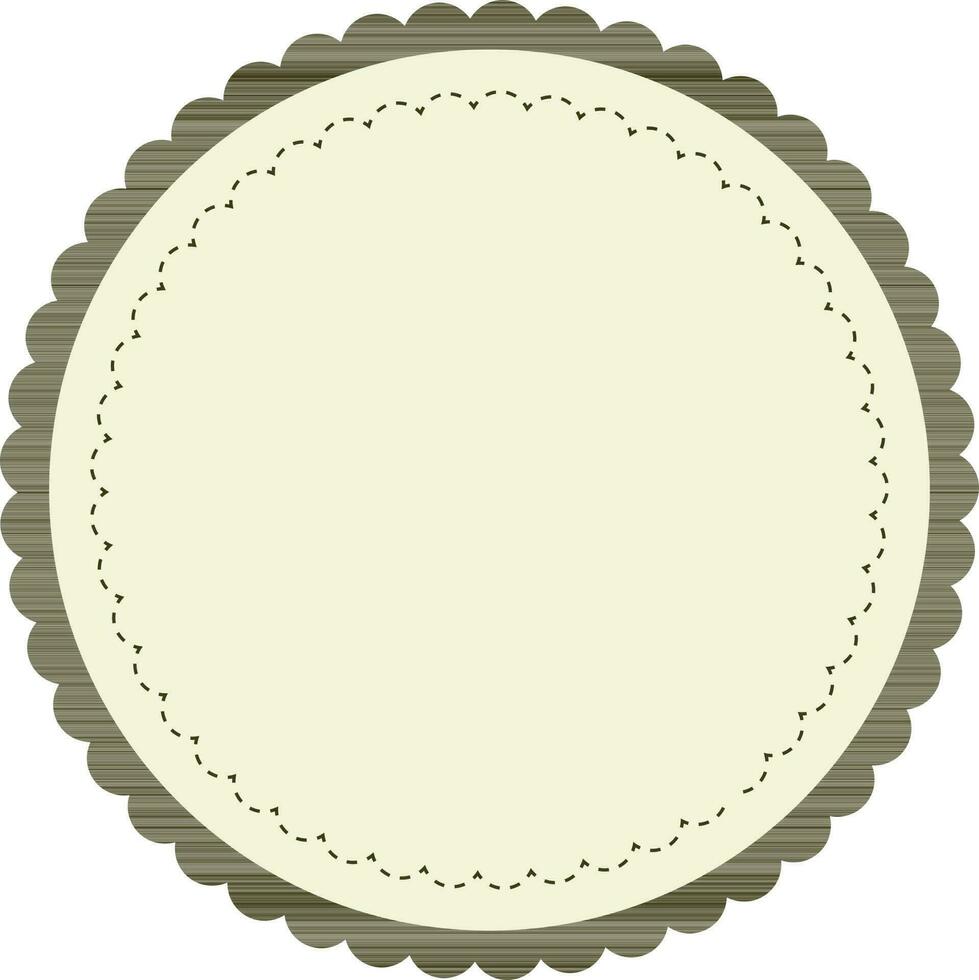 Simple round frames with fully editable stroke. vector