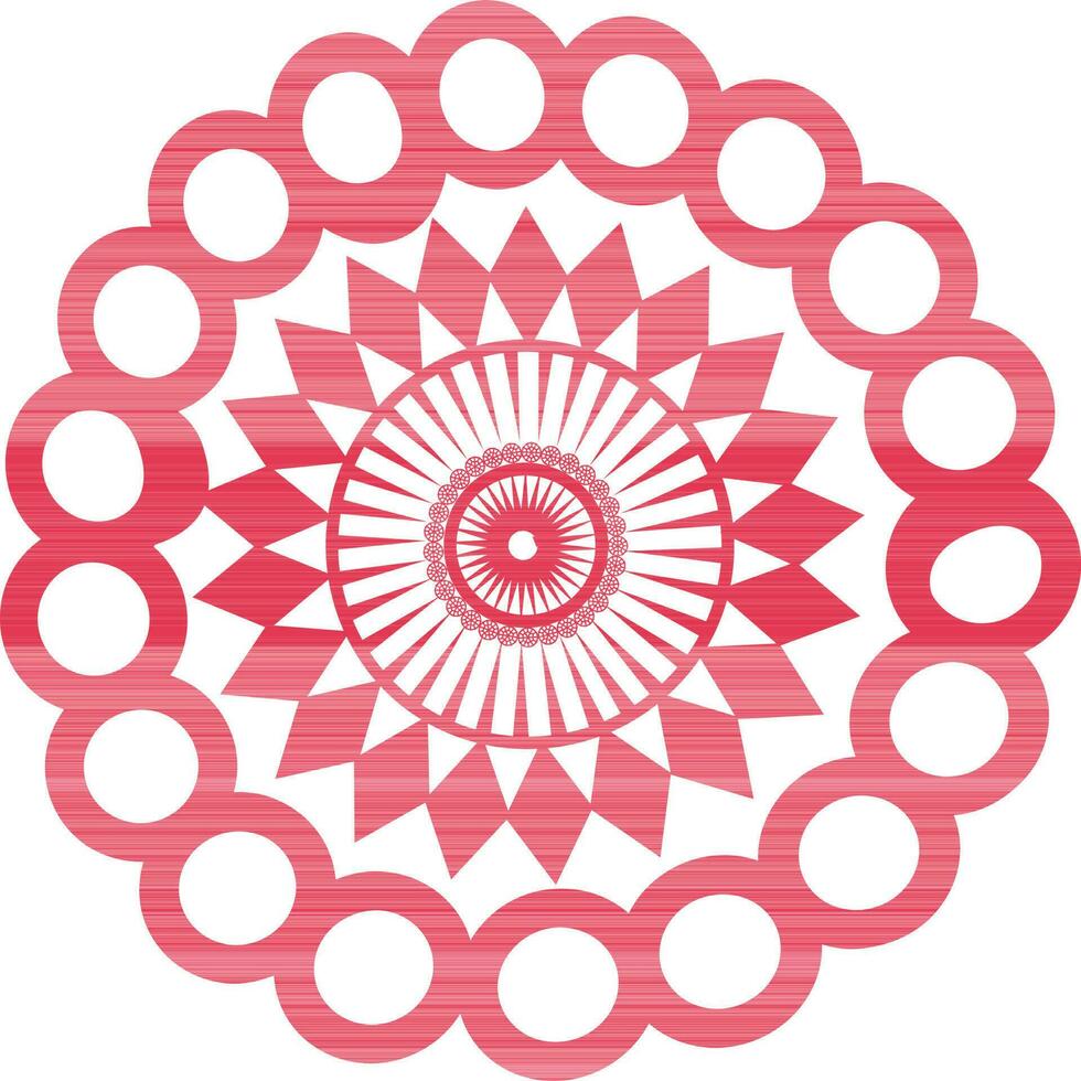 Floral design decorated pink and white color. vector