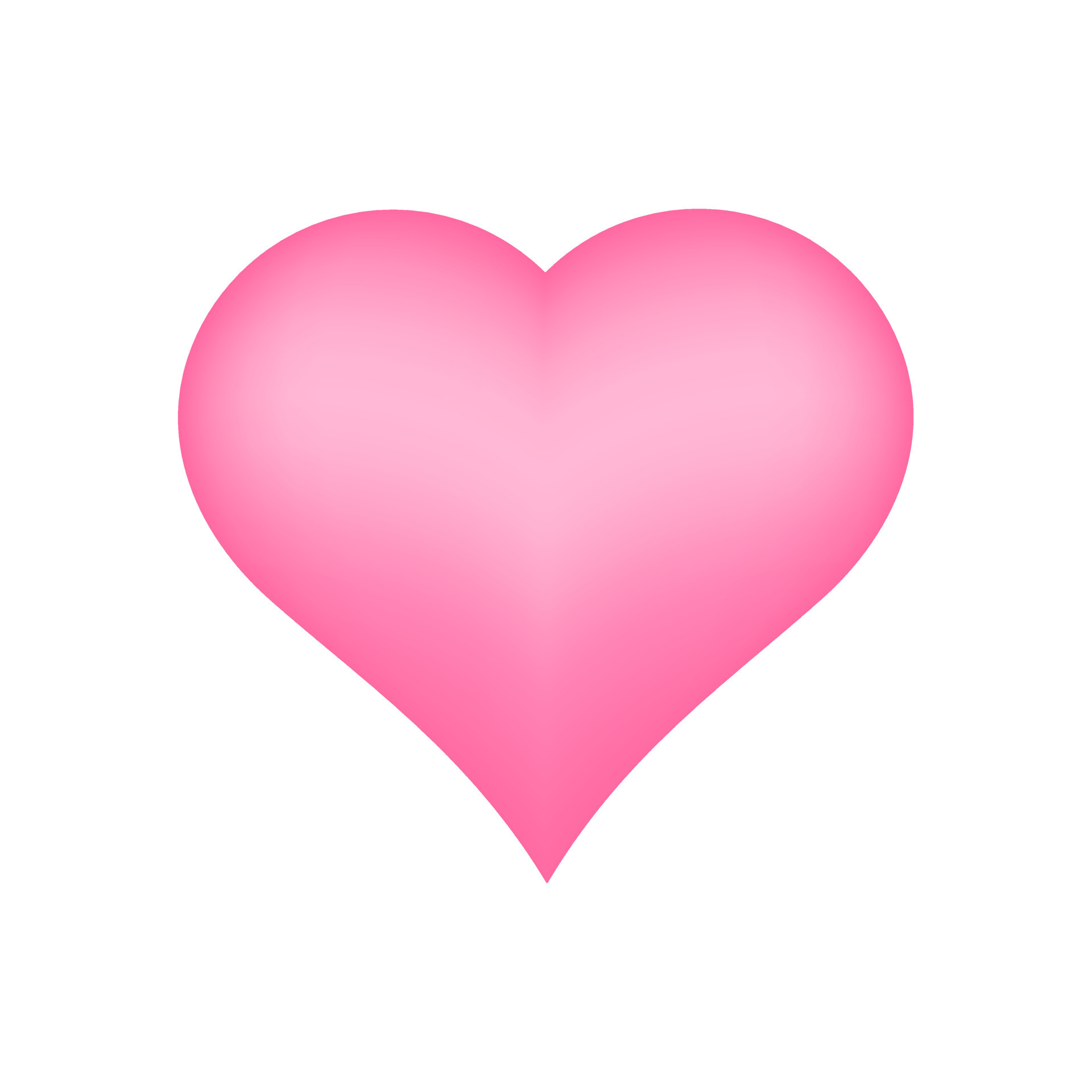 Pink heart on white background. 24504052 Vector Art at Vecteezy