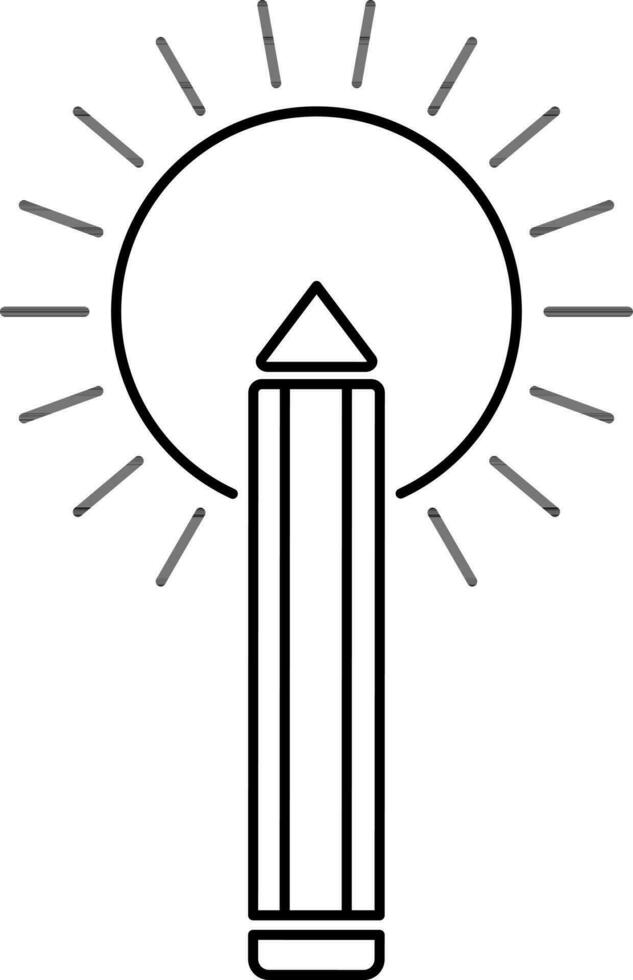 Vector Idea sign or symbol in flat style.