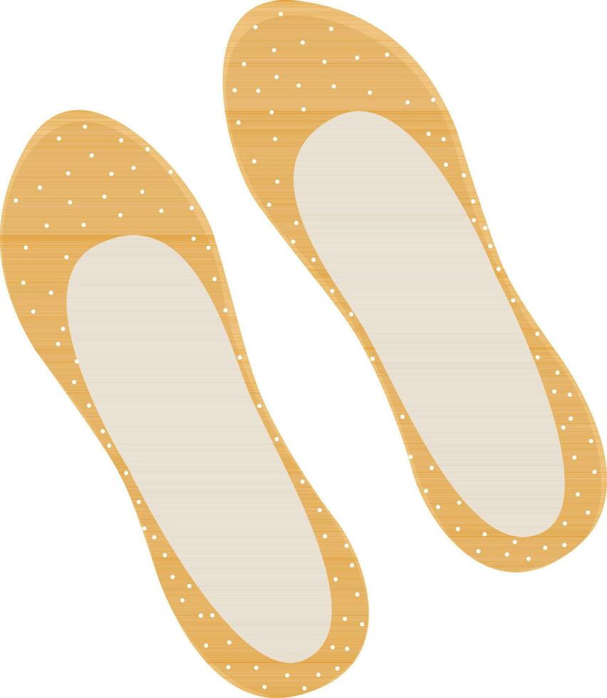 Illustration of slipper. vector