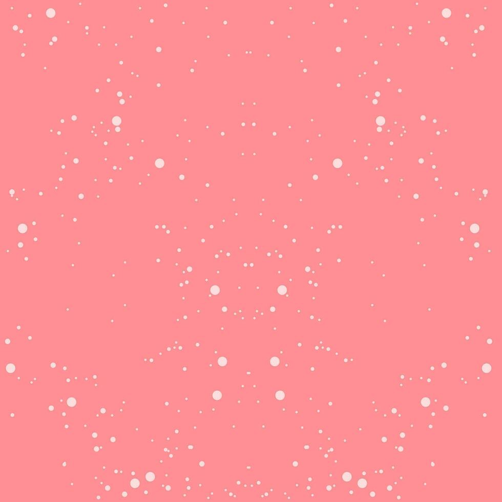 Abstract pink background with dots. vector