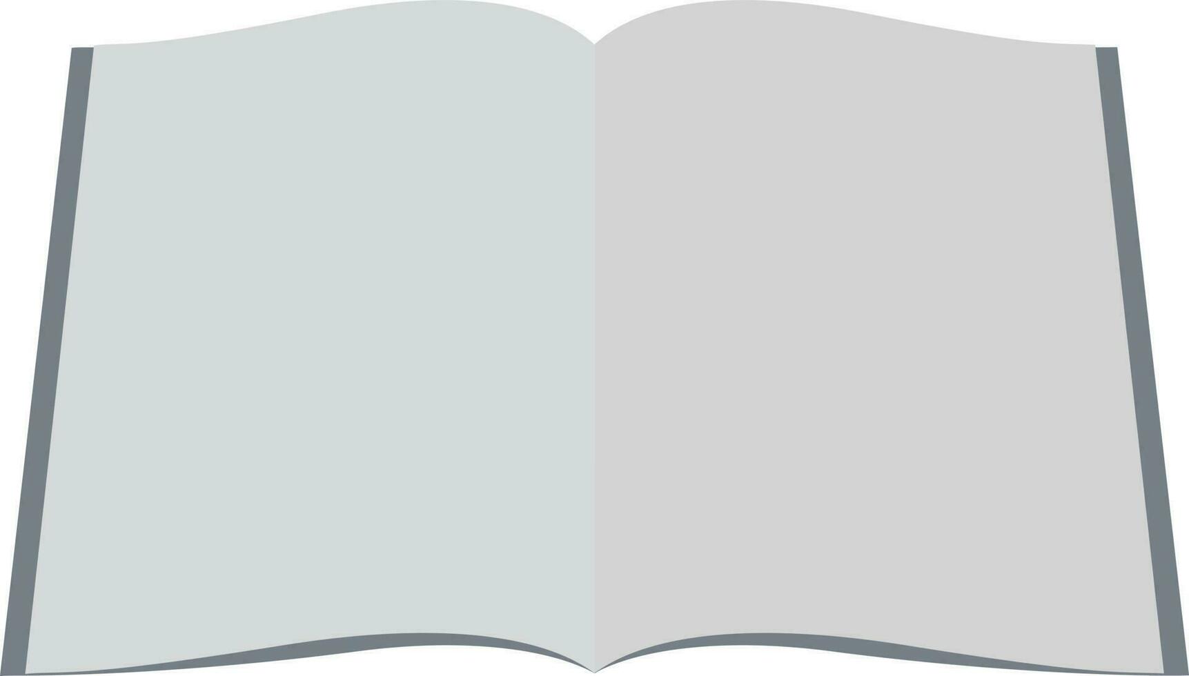 Flat style open book icon. vector