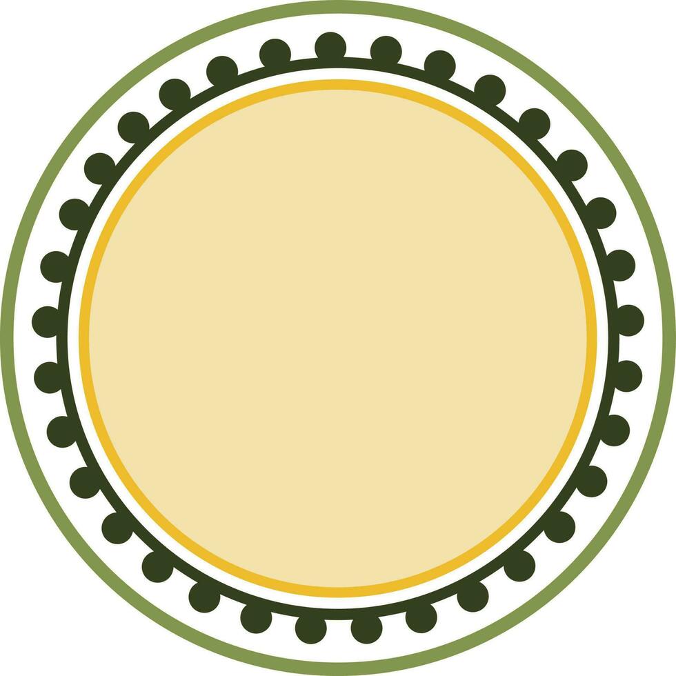 Blank sticker, tag or label design. vector
