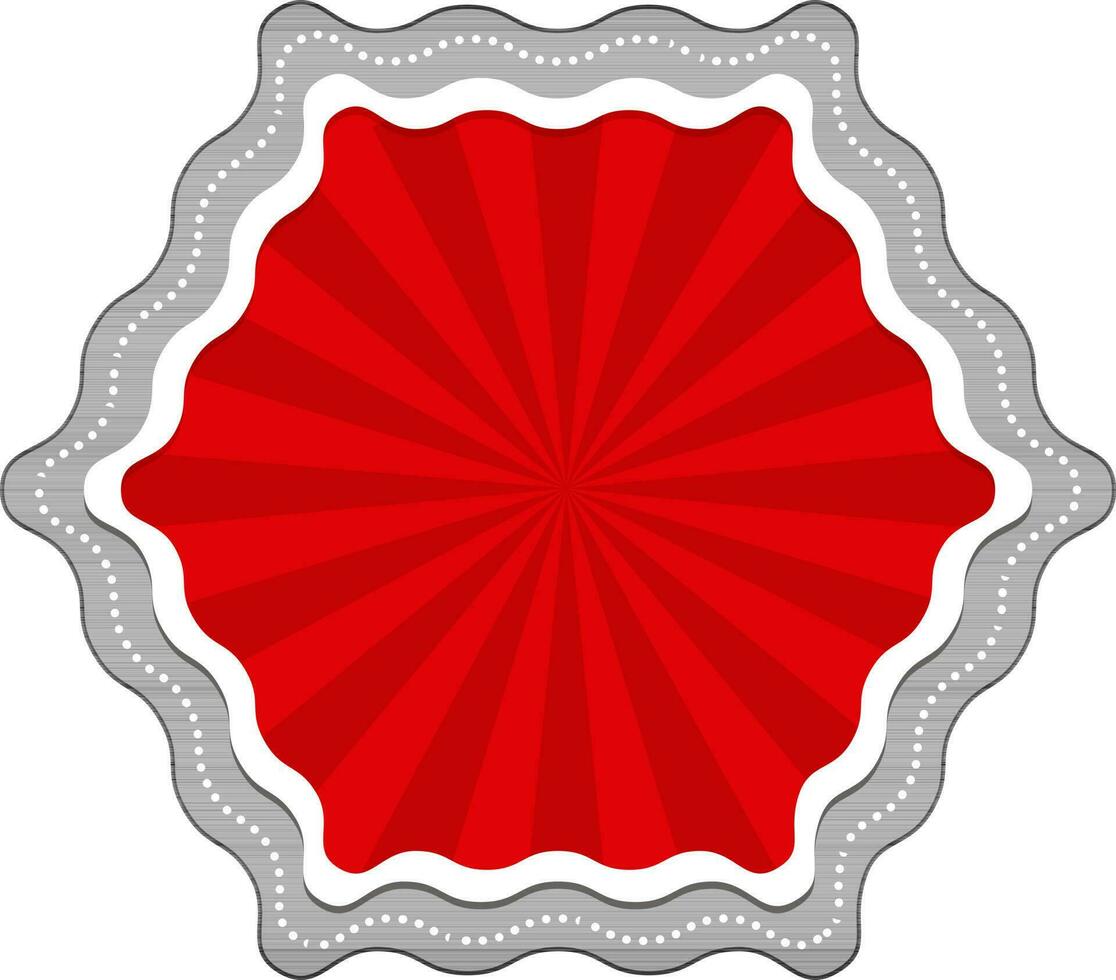 Flat illustration of a frame design. vector