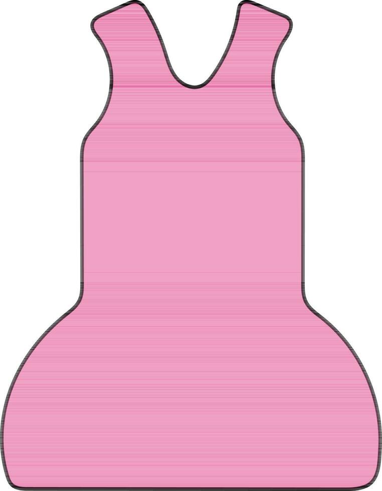 Illustration of a pink dress. 24505465 Vector Art at Vecteezy