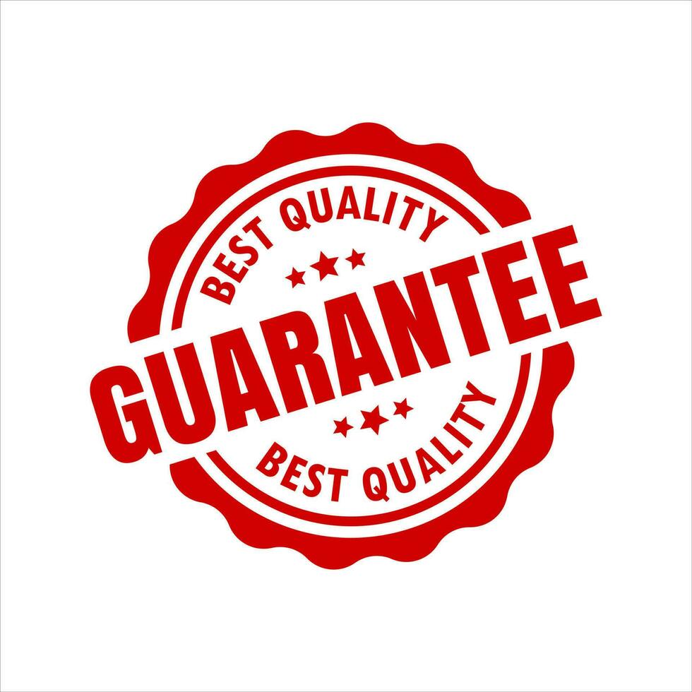 Best Quality Guarantee Red Seal Isolated Vector