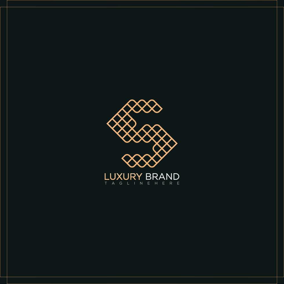 Vector letter S logo concept for your luxury brand