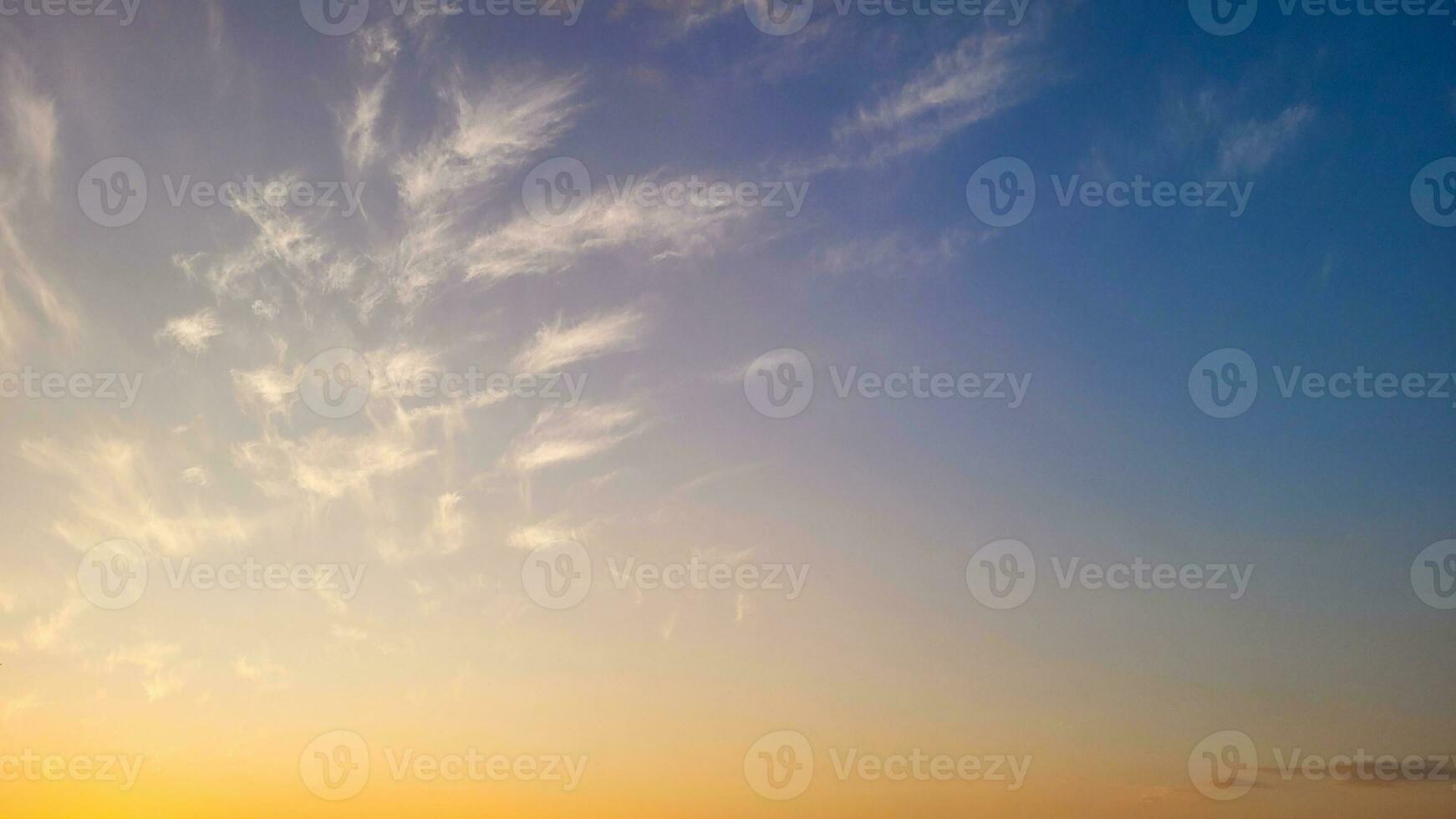 sunset in the middle of nature on a farm photo