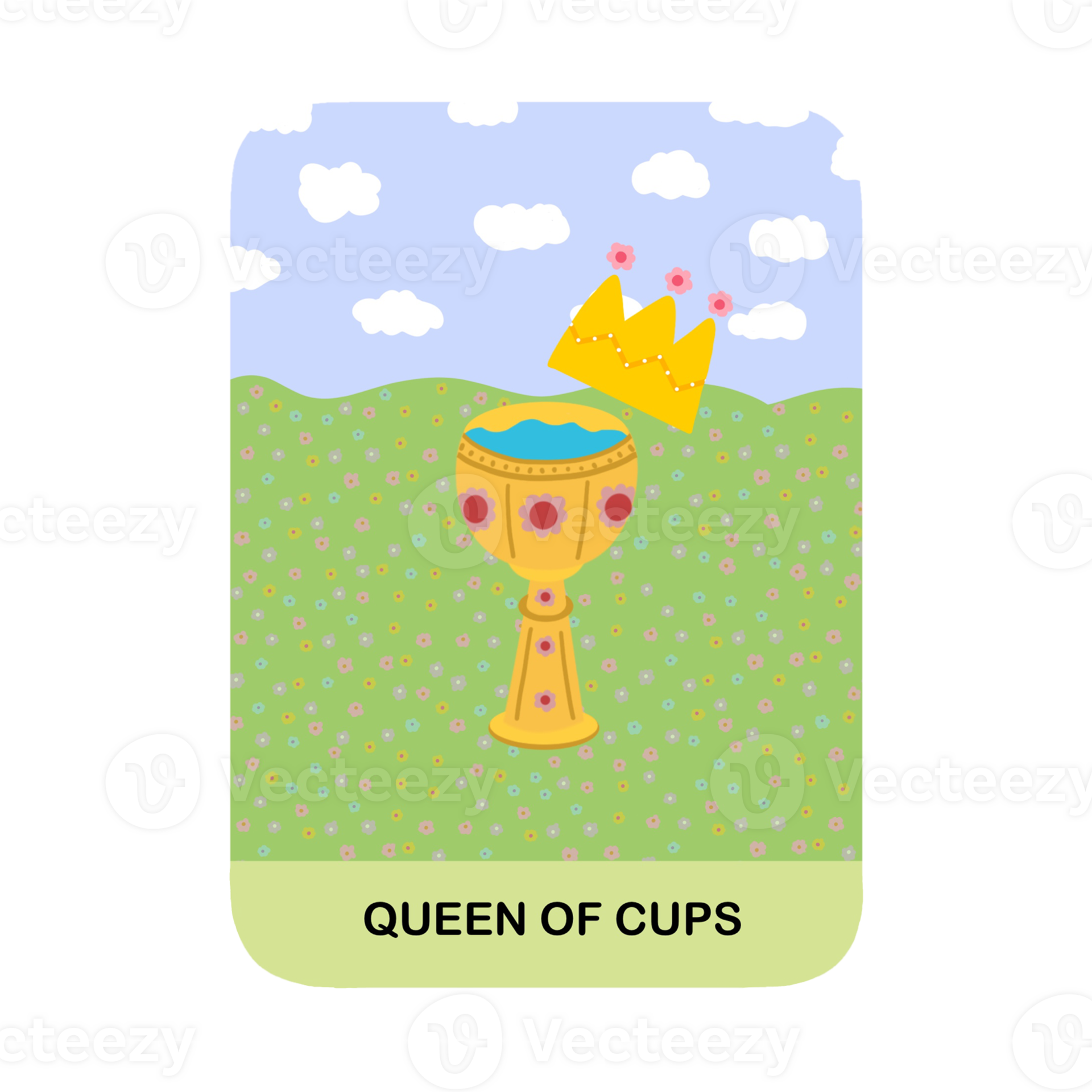Queen of Cups, Tarot cards Cups Collection 24507209 PNG