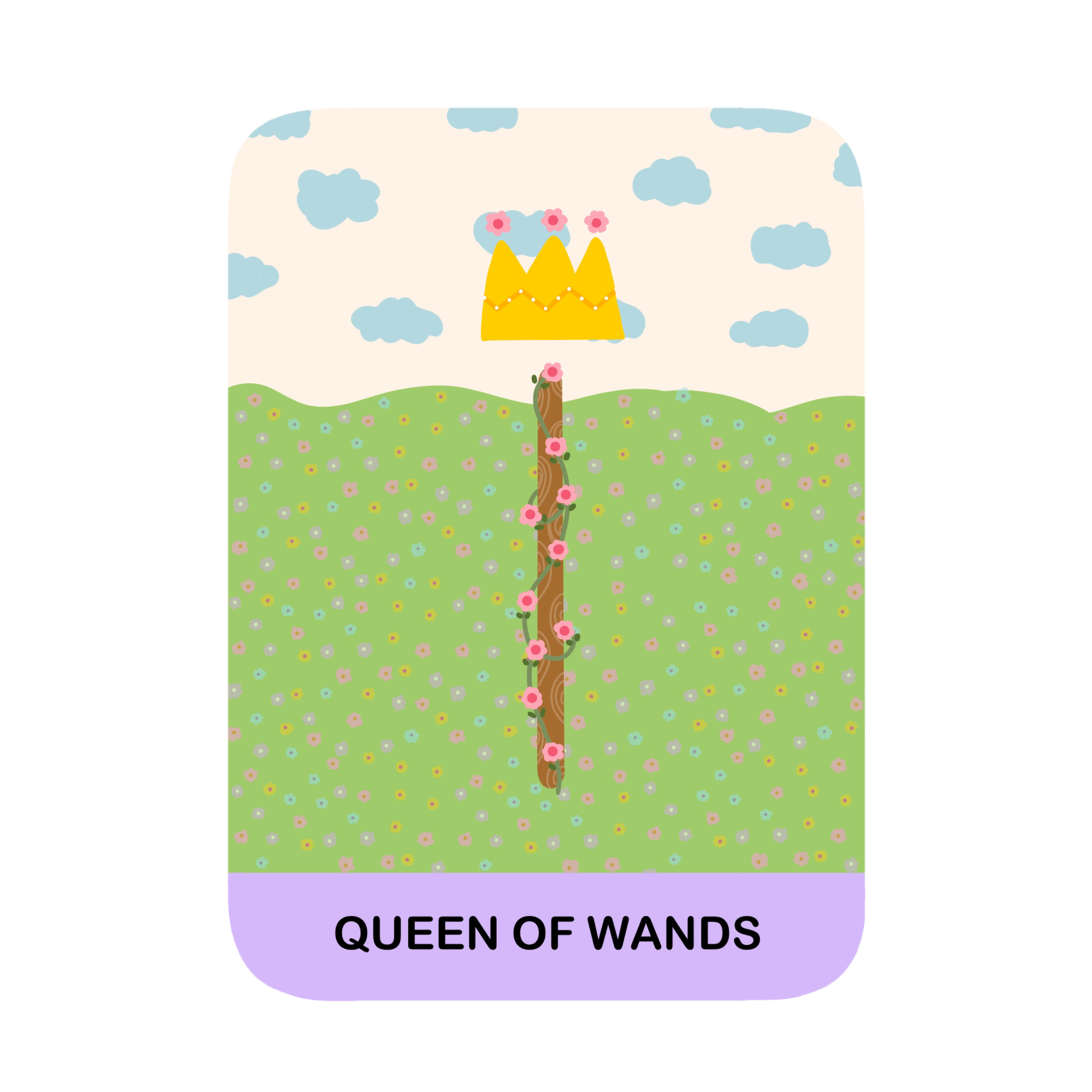 Queen of Wands , Tarot cards Wands Collection 24507210 PNG