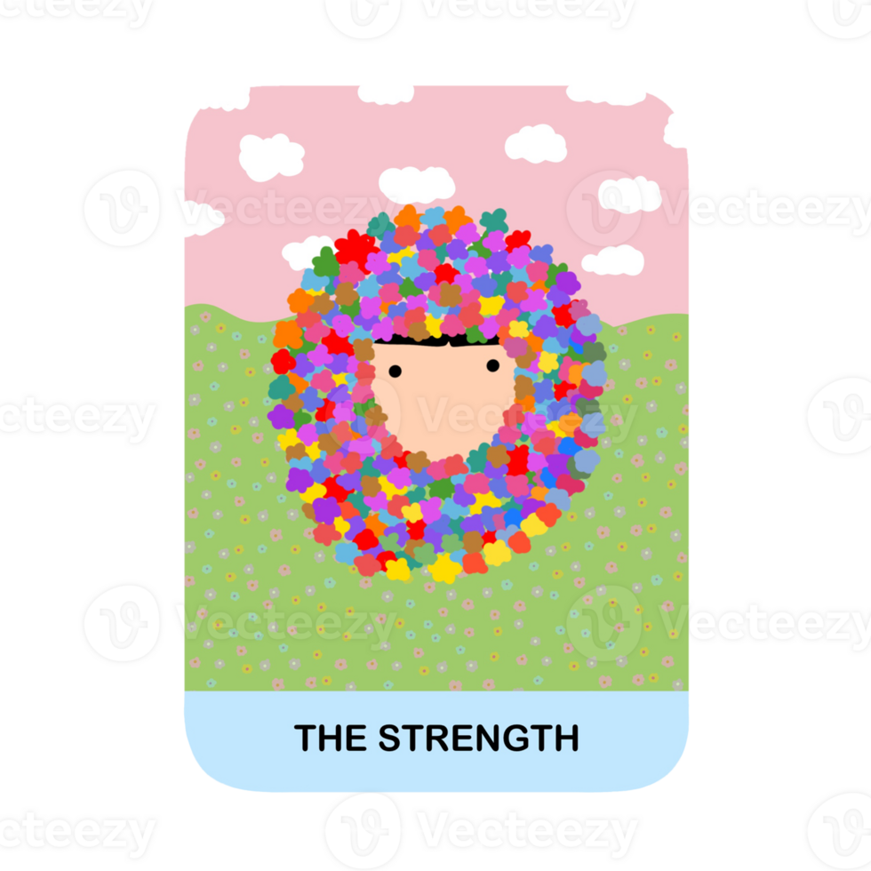 The Strength, Tarot cards Major Arcana Collection png