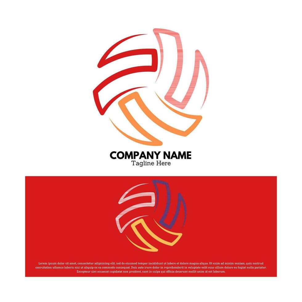 Sports logo vector design illustration, brand identity emblem